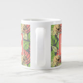 エキゾチッ葉クなジャングル·ゾウ|モノグラム ジャンボコーヒーマグカップ (裏面)