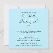 エキゾチッ頼クなビーチ(私はあなたの名前を砂に入れて) 招待状 (裏面)