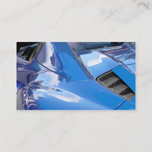 エキゾチユニークックカー名刺 名刺 (裏面)