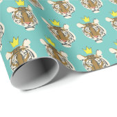 エキゾチ王室のック·タイガー·クイーン ラッピングペーパー (ロールコーナー)