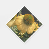 エキナセアハッピーバースデー スタンダードランチョンナプキン (角)