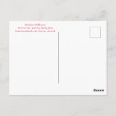 エキナセアパープルコナフロアーポストカード ポストカード (裏面)