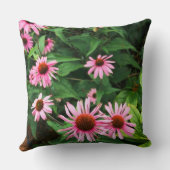 エキナセアプルプレアパープルコンフォワー装飾用クッション クッション (裏面)