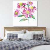 エキナセア キャンバスプリント (インサイチュ (寝室))