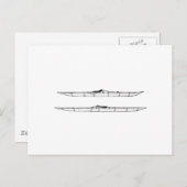 エキ伝統的モ・カヤックのロゴ(無題) ポストカード (正面/裏面)