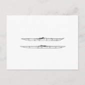 エキ伝統的モ・カヤックのロゴ（無題） ポストカード (正面)