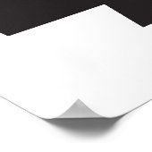 エキ怒モ – 黒い点灯 ポスター (角)