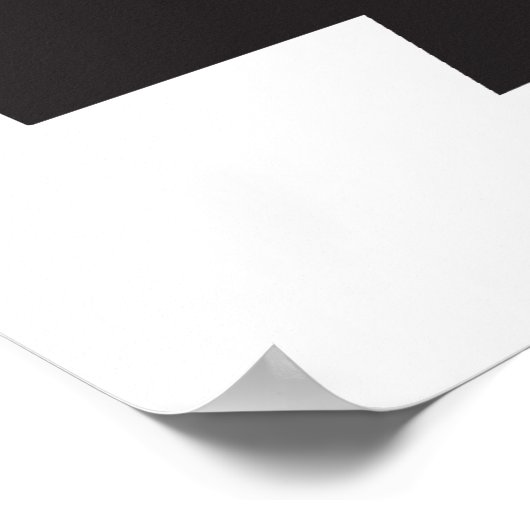 エキ怒モ – 黒い点灯 ポスター (角)