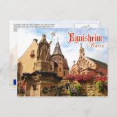 エギスハイム城とレオ9世礼拝堂, フランス ポストカード (正面/裏面)