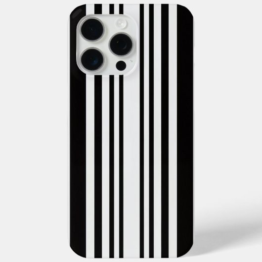 エギーと豪華な黒と白のパターンiPhone Case-Mate iPhoneケース (裏面)