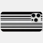 エギーと豪華な黒と白のパターンiPhone Case-Mate iPhoneケース (裏面 (横))