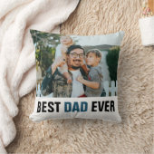 エギー最高のブルーパパEver Photo Father's Day クッション (ブランケット)