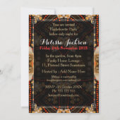 エギー素朴トライバルレディースナイトバチェロレッテ 招待状 (裏面)