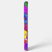 エギー美しいカラフル驚くべき花のパターン SAMSUNG GALAXYケース (裏面横)