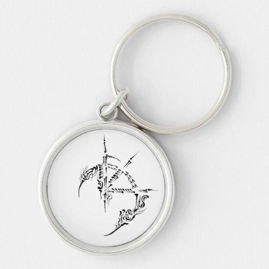 エギー・トライバルアートキーチェーン キーホルダー (正面)