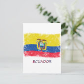 エクアグランジル国旗 ポストカード (スタンド正面)