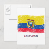 エクアグランジル国旗 ポストカード (正面/裏面)