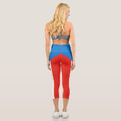 エクアトルギニアの国旗 カプリレギンス (裏面)