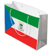 エクアトル・ギニアの国旗 ラージペーパーバッグ (裏面アングル)