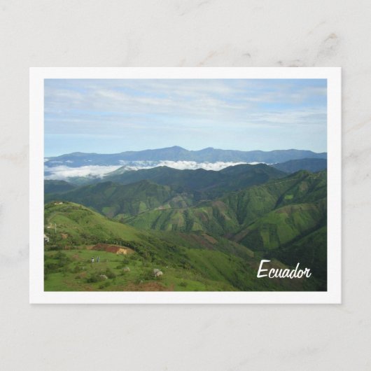 エクアドルのはがき ポストカード (正面)