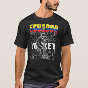 エクアドルのアイスホッケーファンEcuadorean Hockey Team Su Tシャツ