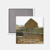 エクアドルのインガルカインカ遺跡 マグネット (正面/裏面)