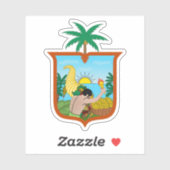 エクアドルのエスメラルダス州の紋章 シール (シート)