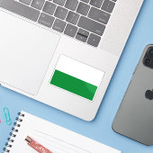 エクアドルのエスメラルダス州旗 シール (ノートパソコンとiPhone)