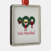 エクアドルのクリスマス2 メタルオーナメント (右)