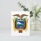 エクアドルのコート・オブ・アームズ ポストカード (スタンド正面)