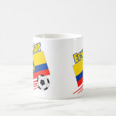 エクアドルのサッカーチーム コーヒーマグカップ (中央)