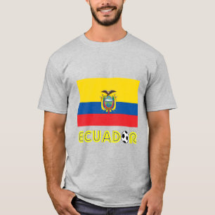 エクアドルのサッカーボール Tシャツ