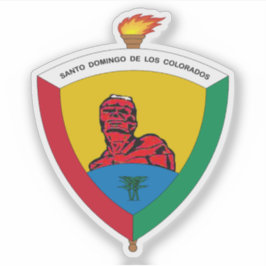 エクアドルのサントドミンゴのコート シール