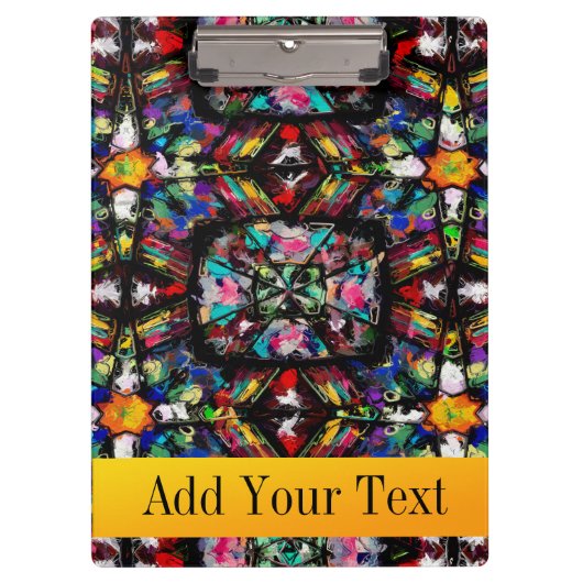 エクアドルのステンドグラス クリップボード (正面)