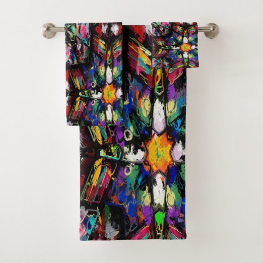 エクアドルのステンドグラス バスタオルセット (インサイチュ)