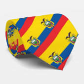 エクアドルのタイ、ファッションエクアドル国旗、ビジネス ネクタイ (ロール)