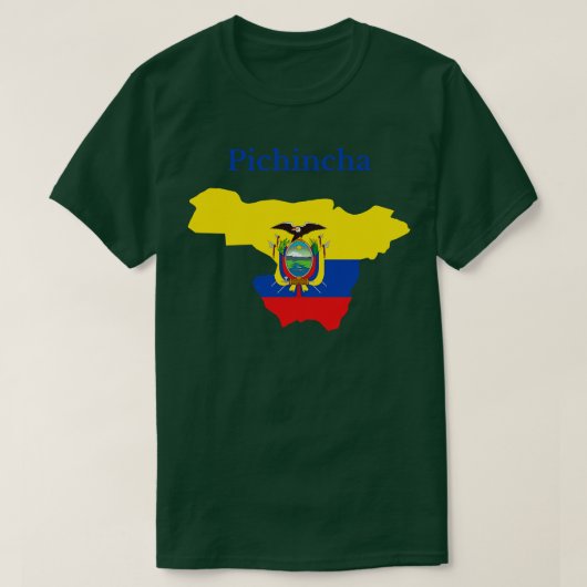 エクアドルのピヒンチャ県 Tシャツ (デザイン正面)