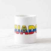 エクアドルのマグ コーヒーマグカップ (中央)