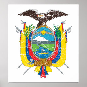 エクアドルの紋章 ポスター