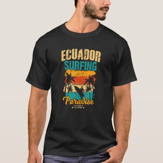 エクアドルサーフィン Tシャツ (正面)