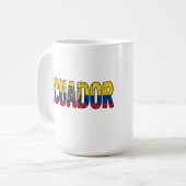 エクアドルデザイン コーヒーマグカップ (正面左)