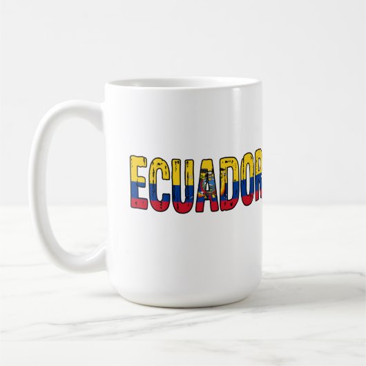 エクアドルデザイン コーヒーマグカップ (左)