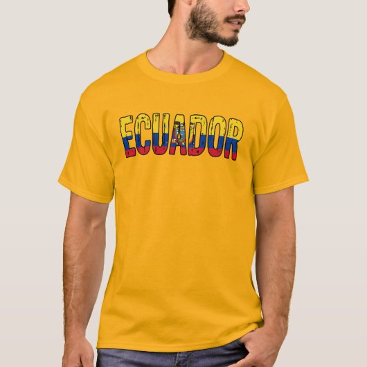 エクアドルデザイン Tシャツ (正面)