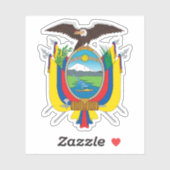 エクアドル共和国の紋章 シール (シート)