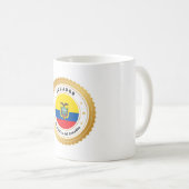 エクアドル共和国 コーヒーマグカップ (正面右)