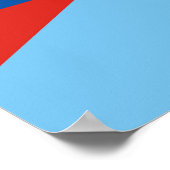 エクアドル半旗の国のシンボル ポスター (角)