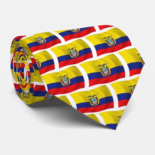 エクアドル国旗タイ ネクタイ (ロール)