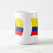 エクアドル国旗マグカップ コーヒーマグカップ (中央)