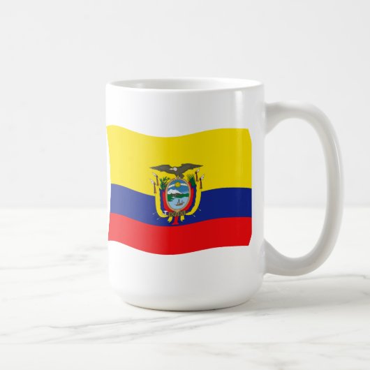 エクアドル国旗マグカップ コーヒーマグカップ (右)