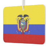エクアドル国旗 カーエアーフレッシュナー (左)